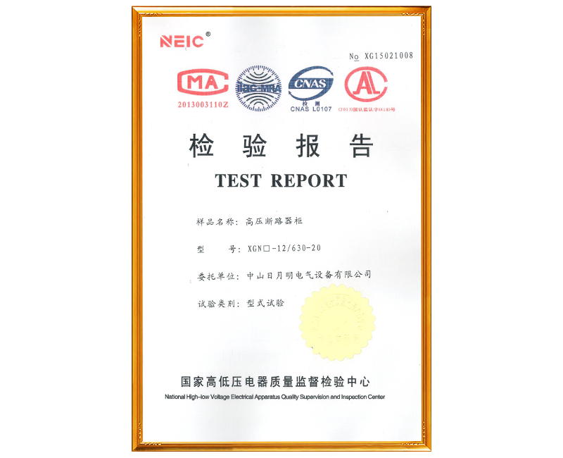 XGN檢驗報告